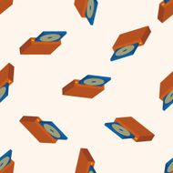 computer theme CD seamless pattern