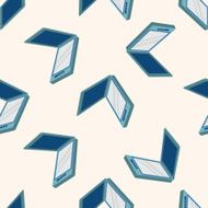 computer theme scanner seamless pattern