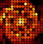 Red dot background