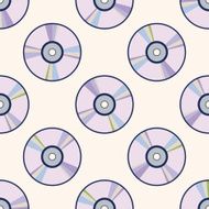computer theme CD seamless pattern N2