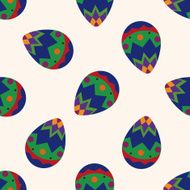 easter egg icon 10 seamless pattern N7