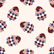 easter egg icon 10 seamless pattern N8