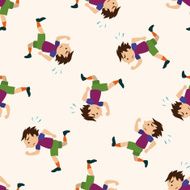 sport runner athlete icon 10 seamless pattern