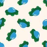 Space UFO icon 10 seamless pattern