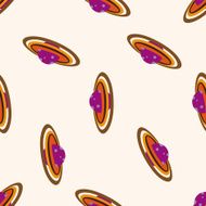 Space planet icon 10 seamless pattern N2