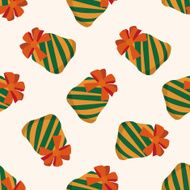 gift theme icon 10 seamless pattern N5