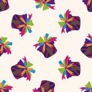 gift theme icon 10 seamless pattern N6