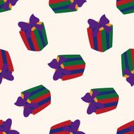 gift theme icon 10 seamless pattern N7