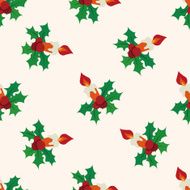 Christmas candle icon 10 seamless pattern