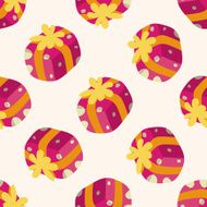 Christmas gifts icon 10 seamless pattern