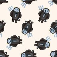devil seamless pattern N3