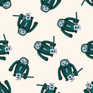 devil seamless pattern N4