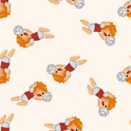 volleyball player seamless pattern N6