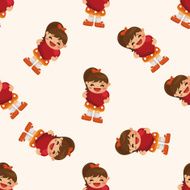 people with heart character seamless pattern N2