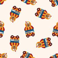 style dining car seamless pattern N9