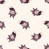 Greek deity seamless pattern