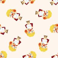 Greek deity seamless pattern N2