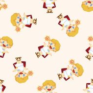 Greek deity seamless pattern N4