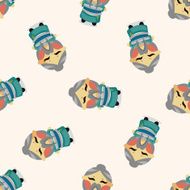 Chinese people seamless pattern N5