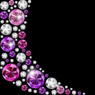 Abstract Luxury Black Diamond Background Vector Illustration N3