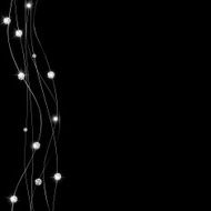 Abstract Luxury Black Diamond Background Vector Illustration N4