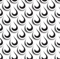 Geometric seamless pattern in pop-art style