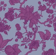 Seamless pattern with flowers of Frangipani N10