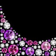 Abstract Luxury Black Diamond Background Vector Illustration N5