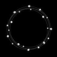 Abstract Luxury Black Diamond Background Vector Illustration N9
