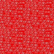 New Year`s pattern 2016