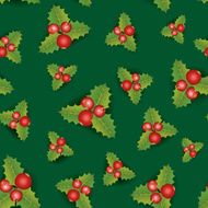 Christmas floral seamless pattern N5