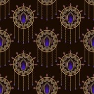 Seamless beautiful art deco pattern geometric