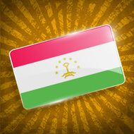 Flag of Tajikistan with old texture N3