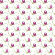 Abstract floral nature seamless pattern design