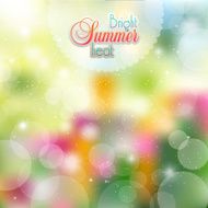 Summer abstract background of flowers and herbs