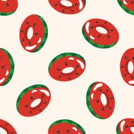 beach equipment swimming laps seamless pattern