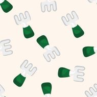 beach equipment shovel seamless pattern