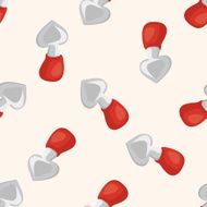 beach equipment shovel seamless pattern N2