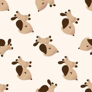 Animal dog icon 10 seamless pattern N2