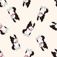 Animal dog icon 10 seamless pattern N3