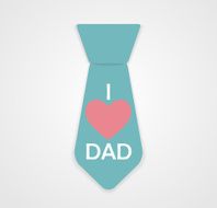 Happy Father`s Day Poster Card Vector Illustration N12