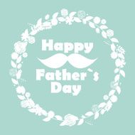 Happy Father`s Day Poster Card Vector Illustration N13