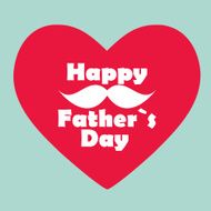 Happy Father`s Day Poster Card Vector Illustration N14