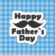 Happy Father`s Day Poster Card Vector Illustration N15