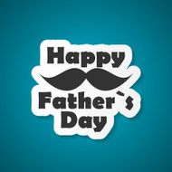 Happy Father`s Day Poster Card Vector Illustration N18