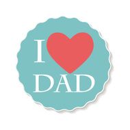 Happy Father`s Day Poster Card Vector Illustration N21