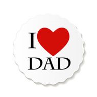 Happy Father`s Day Poster Card Vector Illustration N22