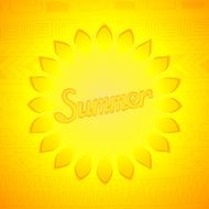 Abstract summer design