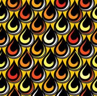 Abstract geometric water drop seamless pattern N3