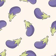 vegetable icon 10 seamless pattern